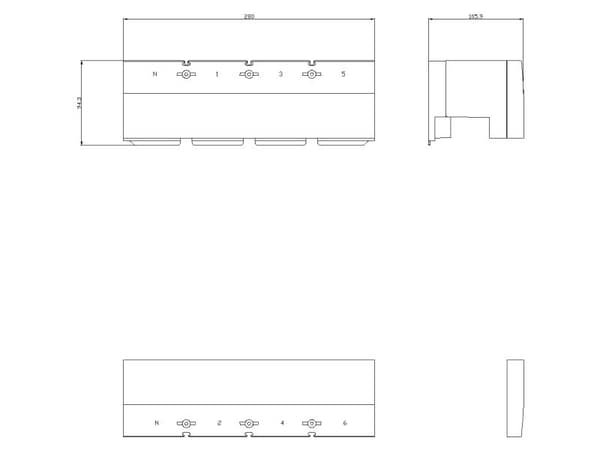 Siemens 3VA9601-0WE40 kopplingslock 1 st