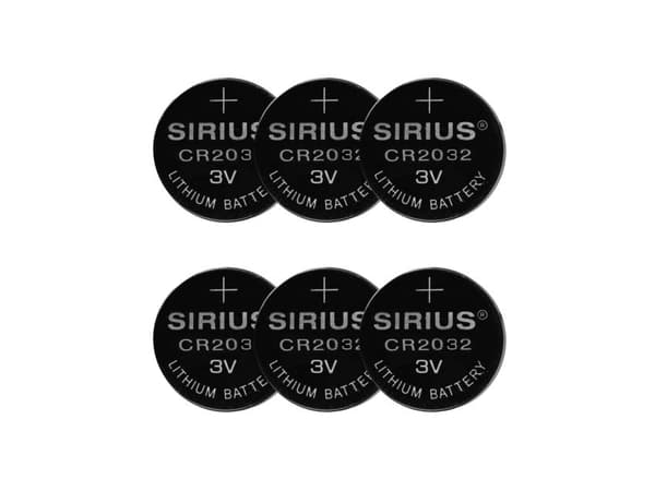 Sirius DecoPower - 6 st CR2032