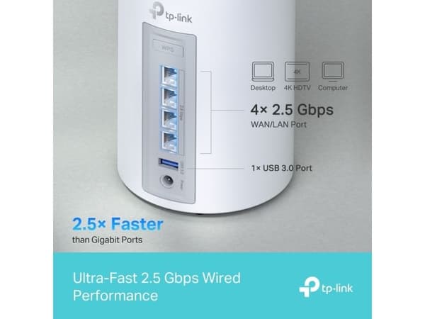 TP-Link Deco BE65 - 1 pack - WiFi 7 Mesh System