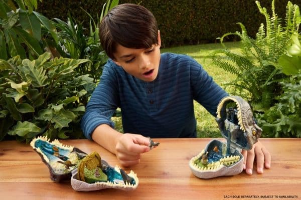 Jurassic World MICRO ADVENTURES Spinosaurus, 4 år, Brun, Grå, Plast