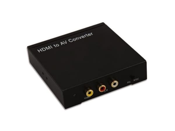 TECHly - Videoadapter - virta DC jack, HDMI hun til RCA x 3 hun - lajittelu - 1080p tuki