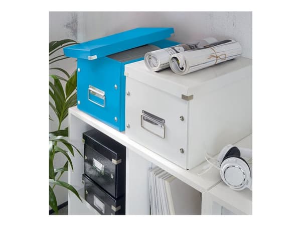 Leitz Click & Store Cube Large - Förvaringsbox - blå