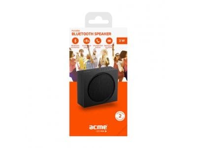 Acme PS101 3 W, 20–20 000 Hz, Black, Bluetooth speaker