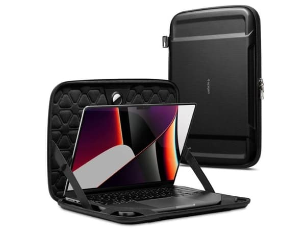 Spigen Rugged Armor Pro - Hardskallsveske for notebook - robust - 14" - svart