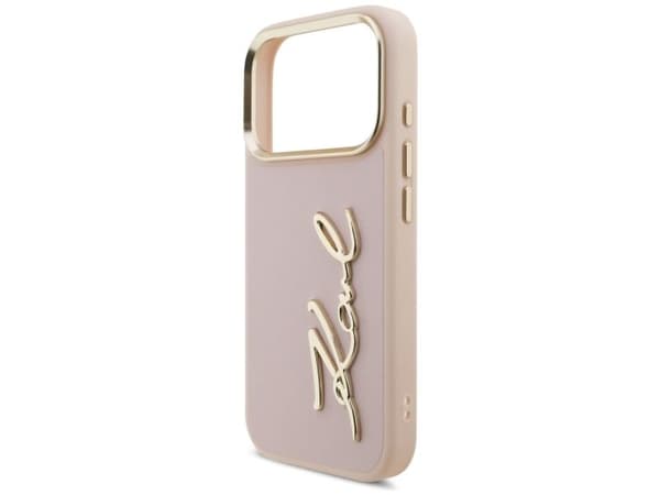 Karl Lagerfeld Karl Script Logo iPhone 17 Pro Case - Pink