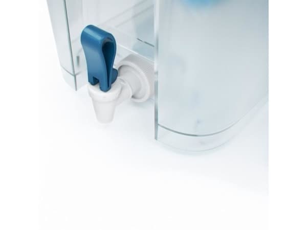 Brita Flow Basic Blue MX PRO, Annostelijan vesisuodatin, 8,2 L, Sininen, Läpinäkyvä