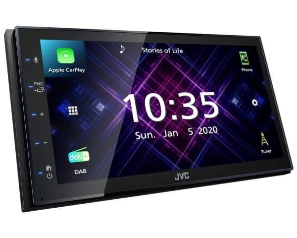 JVC KW-M565DBT Bilradio Apple CarPlay / Android Auto, DAB og Bluetooth