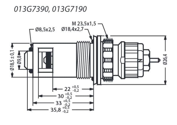Danfoss 013G7390, 1 kpl
