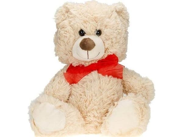 Lysbrun bamse 28 cm