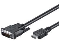 M-CAB - Adapterkabel - HDMI hann til DVI-D hann - 2 m - svart