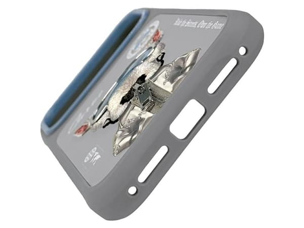 Nimmy Cool&amp;Cute 2.0 negl-etui til iPhone 17 Pro - grå
