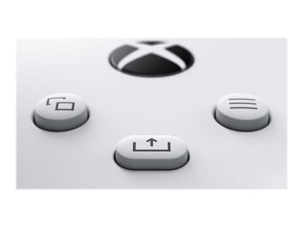Microsoft Xbox langaton ohjain - Gamepad - trådløs - Bluetooth - hvid - for PC, Microsoft Xbox One, Microsoft Xbox One S, Microsoft Xbox One X, Mic...