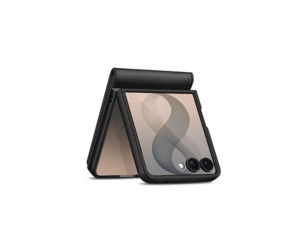 Tech-Protect Wallet Case for Samsung Galaxy Z Flip 8 - Black
