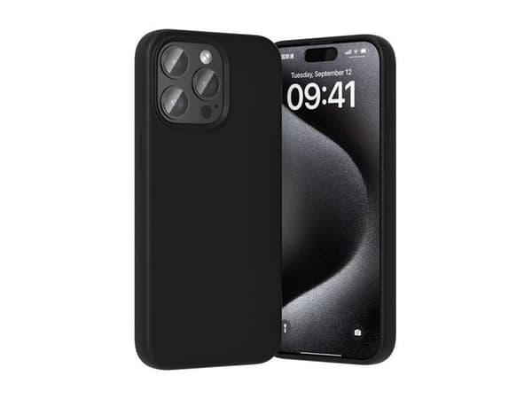 Vention KUFB0-40 Silicone Case for iPhone 15 Pro Max (black)