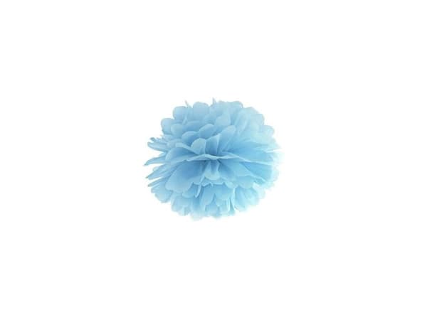 Små pom-poms Pastellblå