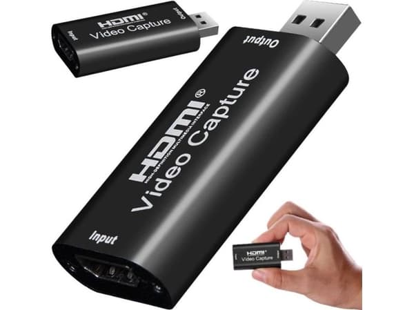 USB-adapter Retoo USB-A til HDMI, svart (E400)