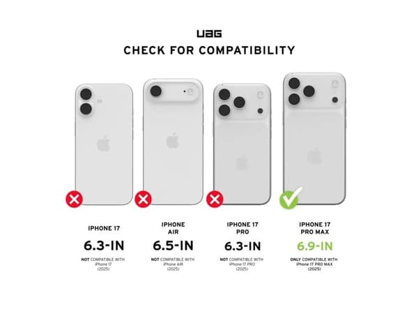 UAG - Pathfinder Cover, iPhone 17 Pro Max, 17,5 cm (6.9")