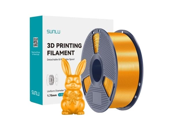 SUNLU PLA+ Silk 1,75 mm 1 kg (messing) filament