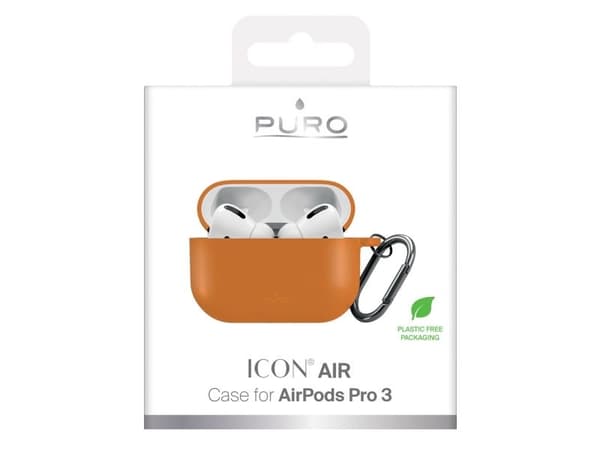 Puro Icon Case for AirPods Pro 3 - Orange