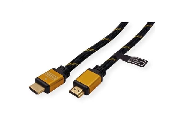 ROLINE GOLD HDMI HS Cable. A-A. M/M. Black. 2.0m