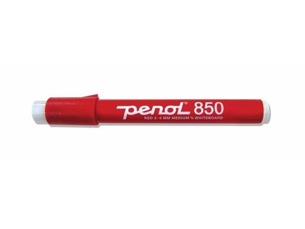 Whiteboardmarker Penol 850 rød 2-5mm (stk.)
