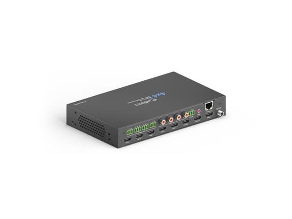 PureTools PT-MA-HD44M, AV-matrisevelger, 18 Gbit/s, DTS, LPCM, PCM, Sort, Stål, Knapper