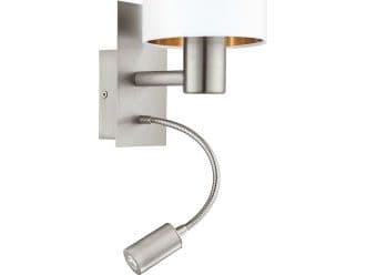 EGLO PASTERI vegglampe 2L HVIT/GULL