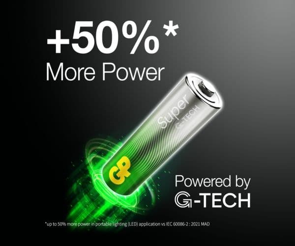 GP Super - Batteri 24 x AAA - alkaliskt