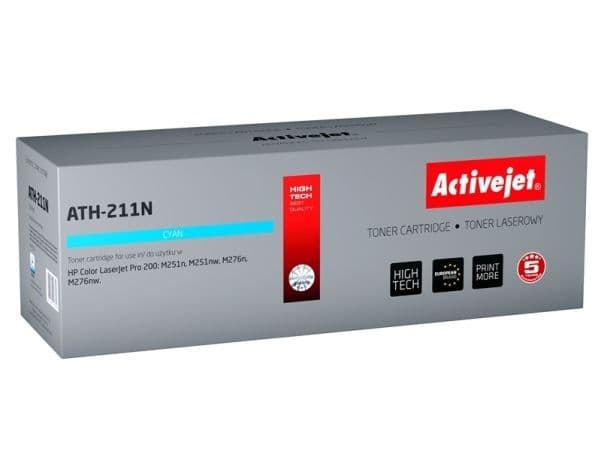 Activejet ATH-211N, 1800 sidor, Cyan, 1 styck