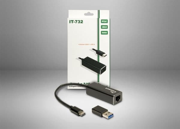 Inter-Tech IT-732 - Nätverksadapter - USB 3.0 - 2.5GBase-T x 1