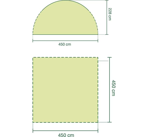Coleman Evenemangsskydd XL - 4,5 x 4,5 m