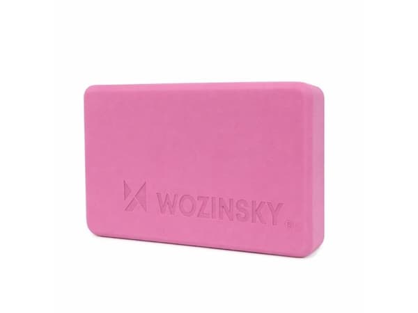 Wozinsky Yoga Cube for pilates og stretching - rosa