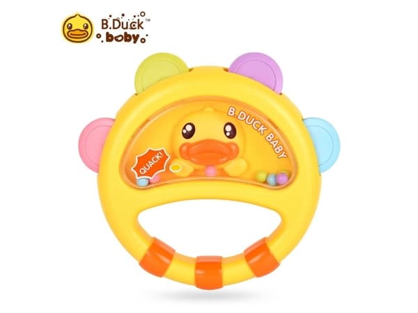 B.Duck färgglada skallror handklocka