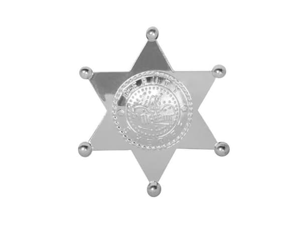 Sheriffstjerne, sølv
