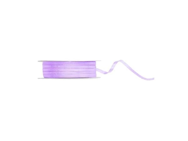 Lavendel satinbånd, 3 mm
