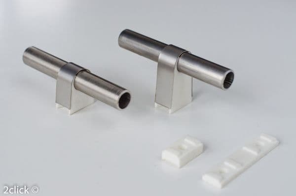 afstandsstykke 2CLICK ø15mm Til ø15mm rør.