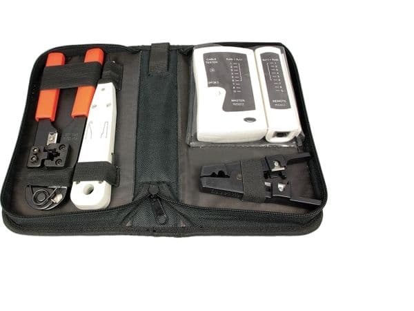 LogiLink Networking Tool Set with Bag - Nätverksverktyg/provutrustningskit