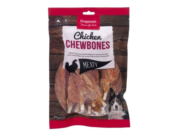 Chicken Chewbones 240g/12stk