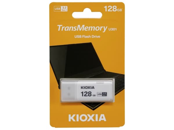 KIOXIA TransMemory U301 - USB-flashstasjon - 128 GB - USB 3.2 Gen 1