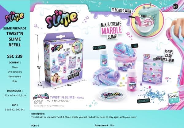 SLIM - SO SLIME - MIKSER REFIL
