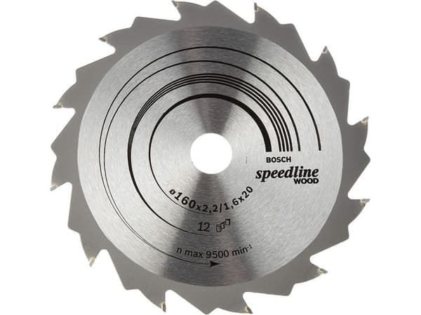 Bosch PYÖRÖPESURI SPEEDLINE PUU 160X20MM12T