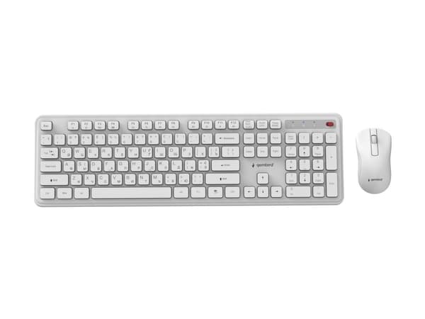 Slim Pro Business wireless desktop set, white, US layout