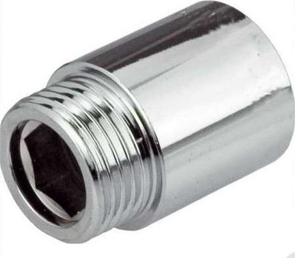 Hydroland forkrommet 1/2" 15 mm H // LC.PRZ.1/2-15