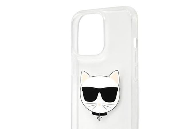 Karl Lagerfeld Choupette head case til iPhone 13 Pro Max - transparent