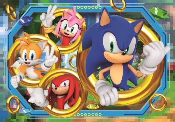 Puzzle Square Box - Sonic, 180 palaa