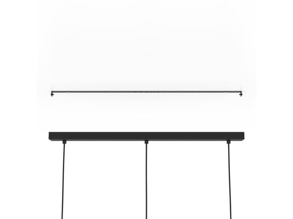EGLO BRAMERTON langbord 3L E27 sort/tre FSC