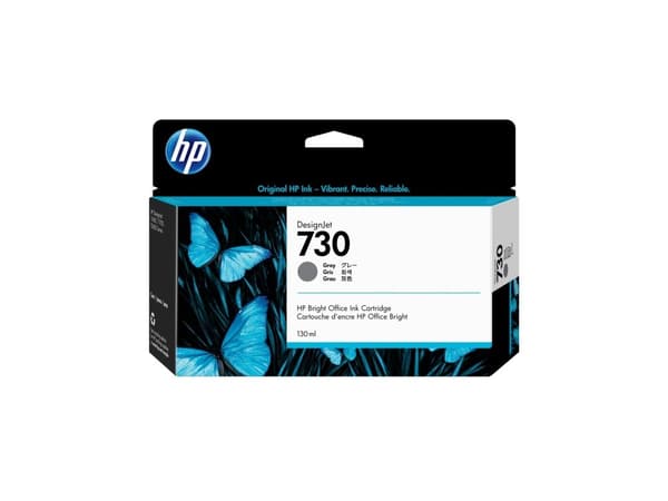 Bläckpatron HP 730 P2V66A, grå, 130 ml