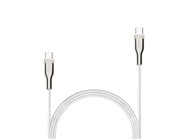FIXED FIXDB-CC05-WH, 0,5 m, USB C, USB C, USB 2.0, 4,8 Gbit/s, Valkoinen