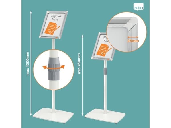 Nobo Premium Plus A4 displaystativ