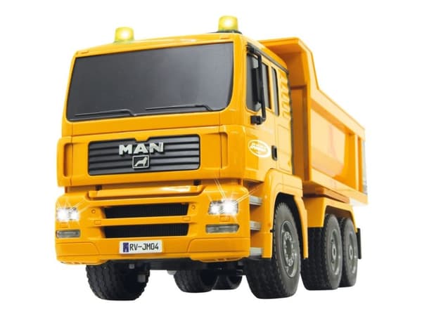 Jamara - Dump Truck MAN - RC - gul